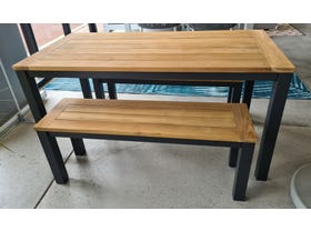 FLOORSTOCK SALE - Corfu 4 Seater Outdoor Bench Dining Setting