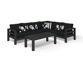Aspen 6 Seater -Charcoal / Sooty 