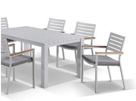 Adele table with Astra  Chairs 7pc Outdoor Dining Setting