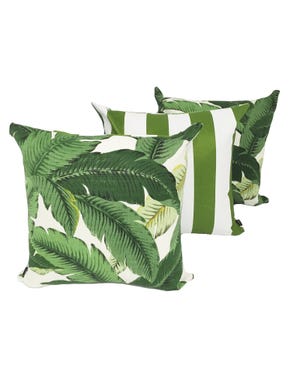 Aloha Palm Outdoor Cushions 3 Pack 
