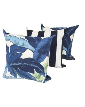 Aloha Palm Outdoor Cushions 3 Pack 