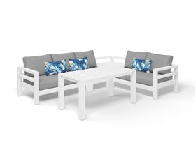 Aspen 5 Seater Outdoor Aluminium Lounge Setting