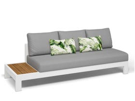 Aspen Teak Platform RH 3 Seater Sofa 