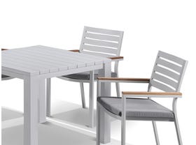 Adele table with Astra  Chairs 5pc Outdoor Dining Setting