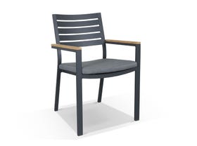 Astra Outdoor Dining Chair -Charcoal 
