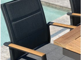 Sevilla Teak Arm Outdoor Dining Chair