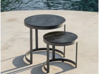 Bertus Ceramic Round Side Table Set 