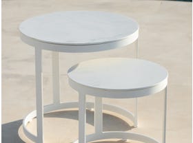 Bertus Ceramic Round Side Table Set 