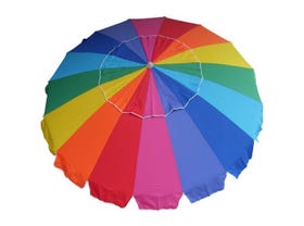 Carnivale Beach Umbrella - Rainbow-MELB ONLY 