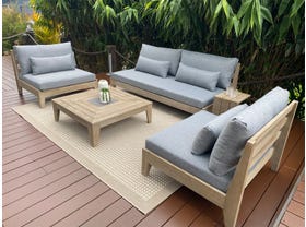 Keppel 5pc Timber Outdoor Lounge Setting 