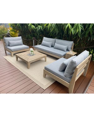 Keppel 5pc Timber Outdoor Lounge Setting 