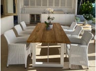 Laguna Table with Chisholm Chairs 7pc Outdoor Dining Setting
