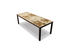 Lollo Lava Stone Dining Table - 240 x 90