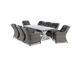 Vogue with Summerset 9pc Outdoor Dining Setting 
