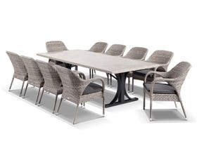 Luna with Essex 11pc Dining Setting 