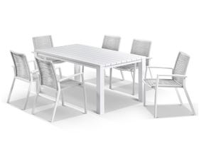 Capri  Table with Lucerne 11pc 