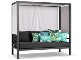 Rio Outdoor Daybed -Charcoal /Sooty 