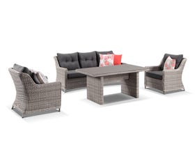 Somerset 4pc  Outdoor Lounge Dining setting