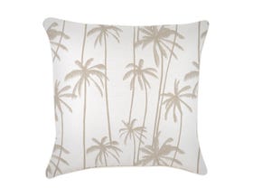 Tall Palms Beige Outdoor Cushion -60 x 60cm 