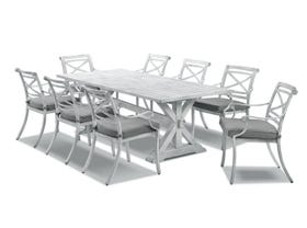 Vogue 9pc Outdoor Dining Setting