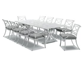 Vogue 11pc Outdoor Dining Setting